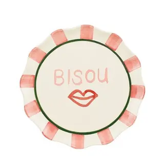 Bliss Serveerbord Bisou Ø34cm Roze