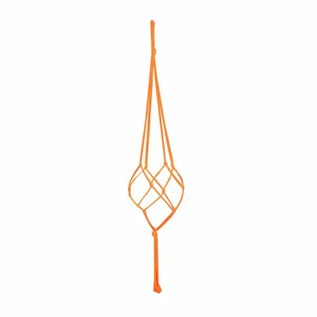 Bloempothanger Macrame L120 Oranje