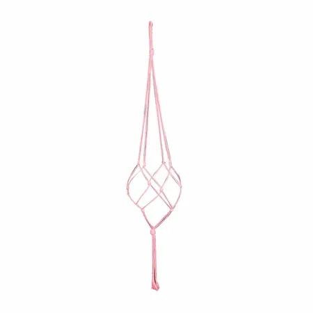 Bloempothanger Macrame L120cm Roze