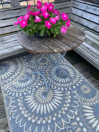 Blommie’s Lifestyle Buitenkleed 180x120cm Model B - Pastel grijs - afbeelding 6