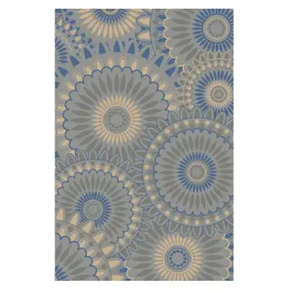 Blommie’s Lifestyle Buitenkleed 180x120cm Model B - Pastel Grijs