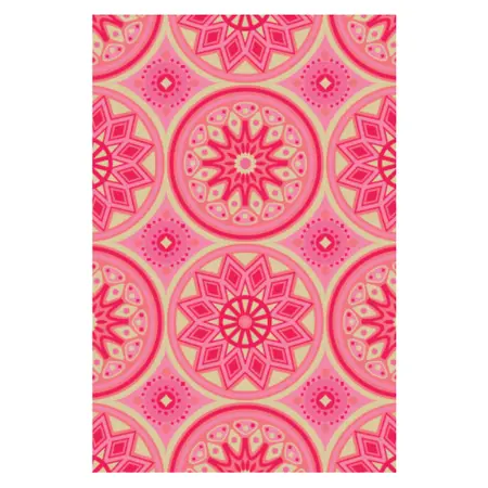 Buitenkleed 180x120cm C Roze