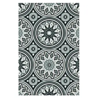 Blommie’s Lifestyle Buitenkleed 180x120cm Model C - Zwart