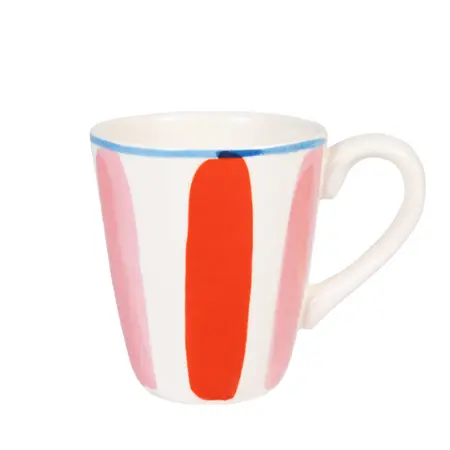 Blond Amsterdam: Beker 0,35L Everyday Stripes Pink Red