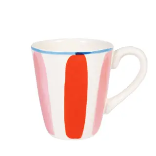 Blond Amsterdam: Beker 0,35L Everyday Stripes Pink Red