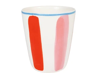 Blond Amsterdam: Beker 0,35L Everyday Stripes Pink Red - afbeelding 2
