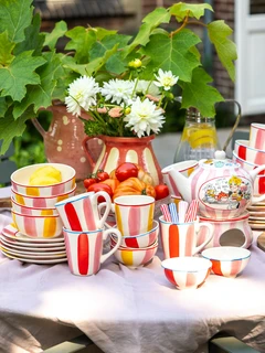 Blond Amsterdam: Beker 0,35L Everyday Stripes Pink Red - afbeelding 4