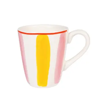 Blond Amsterdam: Beker 0,35L Everyday Stripes Pink Yellow