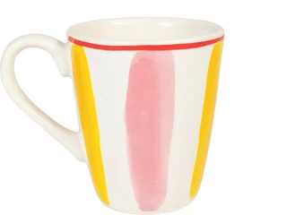 Blond Amsterdam: Beker 0,35L Everyday Stripes Pink Yellow - afbeelding 3