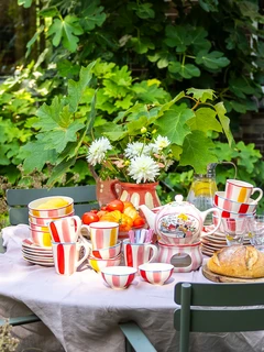 Blond Amsterdam: Beker 0,35L Everyday Stripes Pink Yellow - afbeelding 4