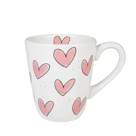 Blond Amsterdam: Beker 0,35L Roze hartjes