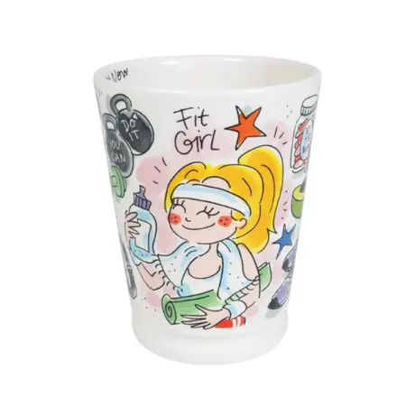 Blond Amsterdam Beker XL 0.5L Fit Girl - afbeelding 1
