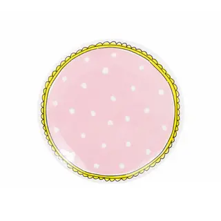 Blond Amsterdam Bord 18 cm Stip