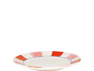 Blond Amsterdam Bord 22cm Everyday Stripes Pink Red - afbeelding 2