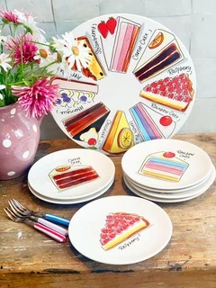 Blond Amsterdam Cake Plate 18 cm Apple Pie - afbeelding 3