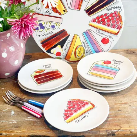 Blond Amsterdam Cake Plate 18cm Carrot Cake - Even Bijkletsen - afbeelding 2