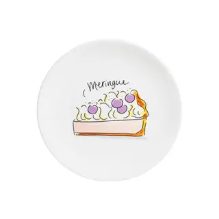 Blond Amsterdam Cake Plate Meringue 18cm - Even Bijkletsen