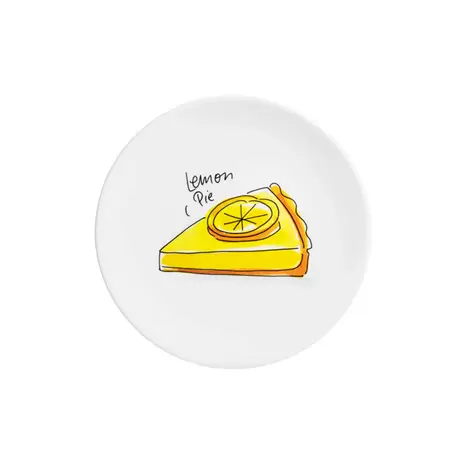 Blond Amsterdam Cake Plate Lemon Pie 18cm - Even Bijkletsen
