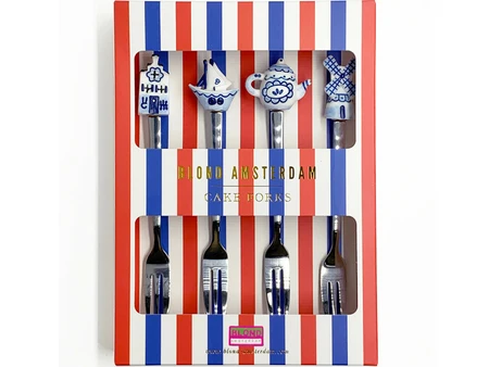Blond Amsterdam Cakevorkjes Delfts Blond (set van 4) - afbeelding 1