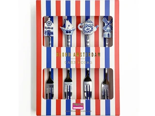 Blond Amsterdam Cakevorkjes Delfts Blond (set van 4) - afbeelding 1