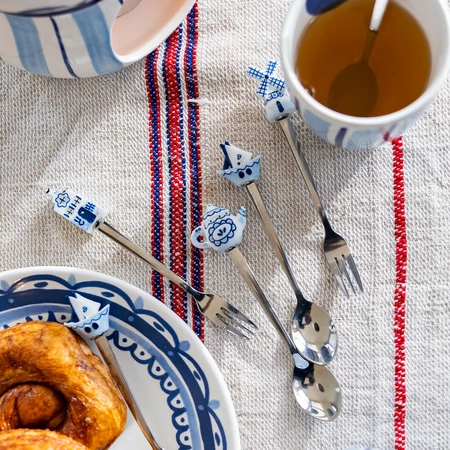 Blond Amsterdam Cakevorkjes Delfts Blond (set van 4) - afbeelding 2