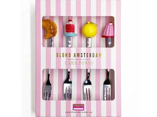 Blond Amsterdam Cakevorkjes Even Bijkletsen (set van 4)