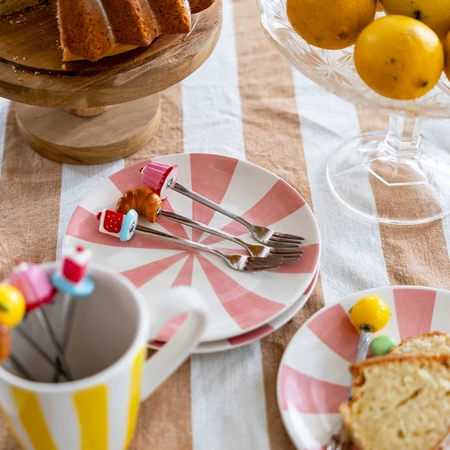 Blond Amsterdam Cakevorkjes Even Bijkletsen (set van 4) - afbeelding 2