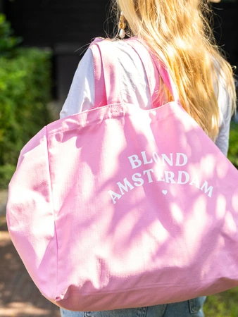 Blond Amsterdam Canvas Shopper XL Even Bijkletsen - afbeelding 5
