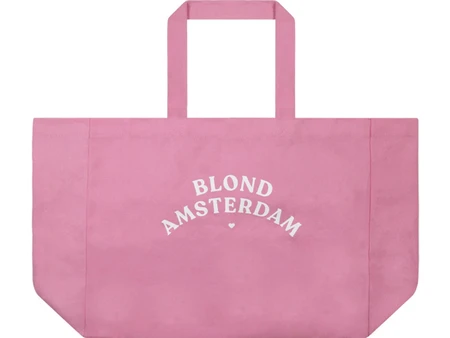 Blond Amsterdam Canvas Shopper XL Even Bijkletsen - afbeelding 2