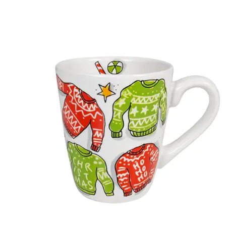 Beker 0.35L Kerst Holly Jolly Sweater