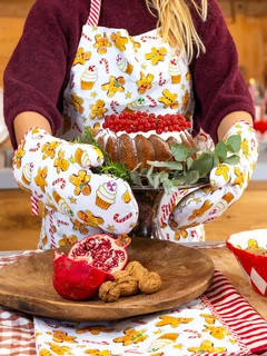 Ovenwant Kerst Gingerbread Cupcakes