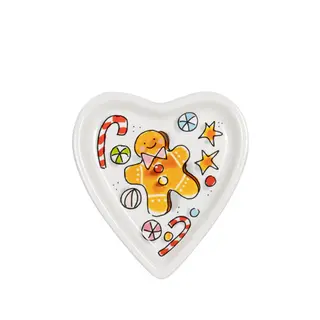 Petit Four Hart 12cm Kerst Gingerbread man