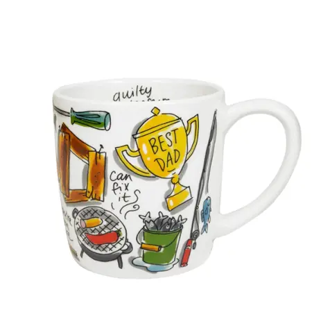 Blond Amsterdam Dad Cappuccino Mug 0,5l: Best Dad - afbeelding 1