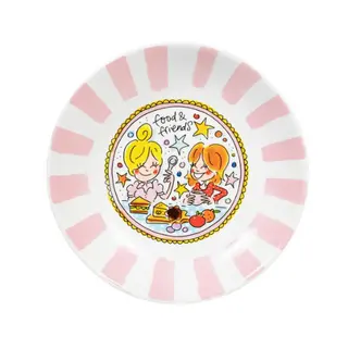 Blond Amsterdam Diep Bord 23cm Streep Friends