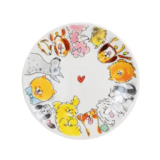 Blond Amsterdam Dier: Bord 22cm Dogs - afbeelding 1