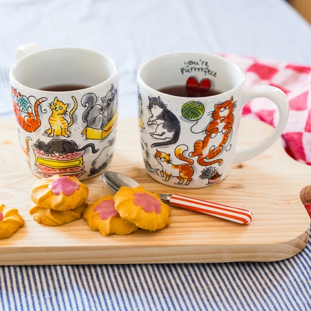 Blond Amsterdam Dier: Cappuccinobeker 0,5L Cat Love - afbeelding 5