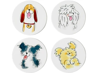 Onderzetters Set Van 4 Dier Dog
