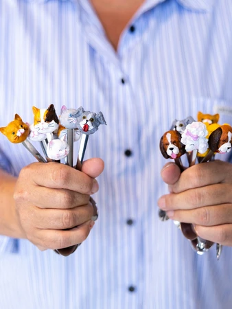 Blond Amsterdam Dier: Theelepel Set Hond (4 stuks) - afbeelding 4