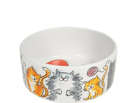 Blond Amsterdam Dier: Feeding Bowl Cat 15.5cm