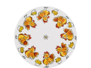 Blond Amsterdam Easter: Bord 22cm Paaskippen