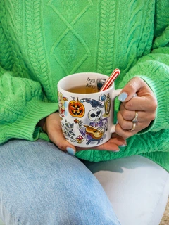 Blond Amsterdam Halloween: Cappuccinobeker 0.5L Creep It Real - afbeelding 5