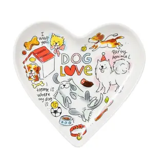 Blond Amsterdam Hartvormige schaal Dog Love 22cm