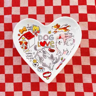 Blond Amsterdam Hartvormige schaal Dog Love 22cm - afbeelding 3