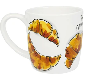 Blond Amsterdam Love: Cappuccinobeker 0,5L Croissants - afbeelding 3