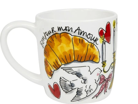 Blond Amsterdam Love: Cappuccinobeker 0,5L Valentijn You're a treasure - afbeelding 3