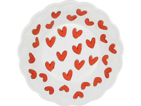 Blond Amsterdam Love: Schaal 23.5cm Valentijn Rode Hartjes - afbeelding 2