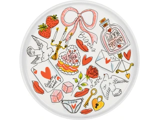 Blond Amsterdam Love: Taartplateau met rand 24cm Valentijn L'amour - afbeelding 3