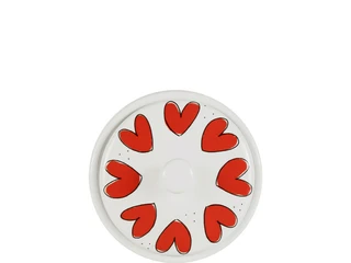 Blond Amsterdam Love: Voorraadpot 17cm Valentijn Rode Hartjes - afbeelding 2