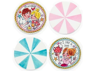 Blond Amsterdam Onderzetters (4 stuks) Even Bijkletsen - afbeelding 1