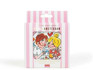 Blond Amsterdam Onderzetters (4 stuks) Even Bijkletsen - afbeelding 2